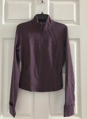 New Lululemon Define Cropped Jacket *Nulu Size 6 Grape Thistle