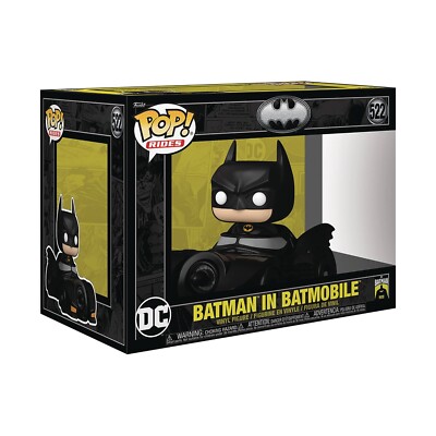 🦇 FUNKO POP RIDES DELUXE BATMAN 85TH BATMAN W BATMOBILE VINYL