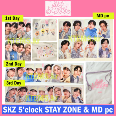 Stray Kids Fan Meeting SKZ 5'clock STAY ZONE Photocard MD skzoo