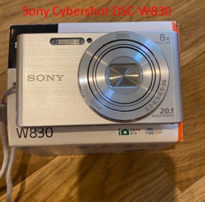 Sony Cybershot DSC-W830 20.1MP Digital SLR Camera Silver 8x