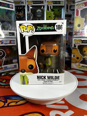 レア ズートピア POP FUNKO フィギュア 186 ニック レア ズートピア