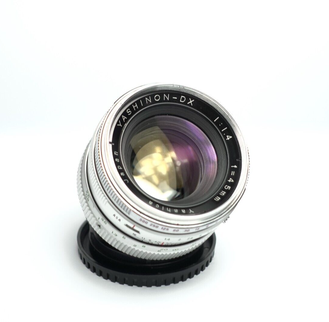 Yashica Yashinon 45mm F1.4 Full Frame Lens | Manual Focus | f/1.4
