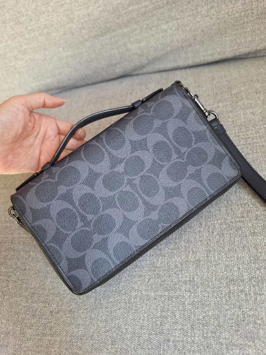 NWT COACH F25528 DOUBLE ZIP TRAVEL ORGANIZER | eBay