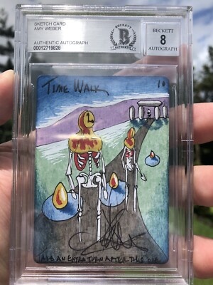 TIME WALK, ARTIST SKETCH, MAGIC MTG, POWER 9, AMY WEBER, BAS 8! | eBay