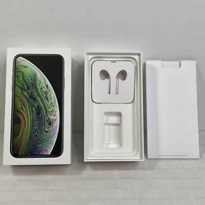 Apple iPhone Xs 256GB Space Grey Box Only | eBay