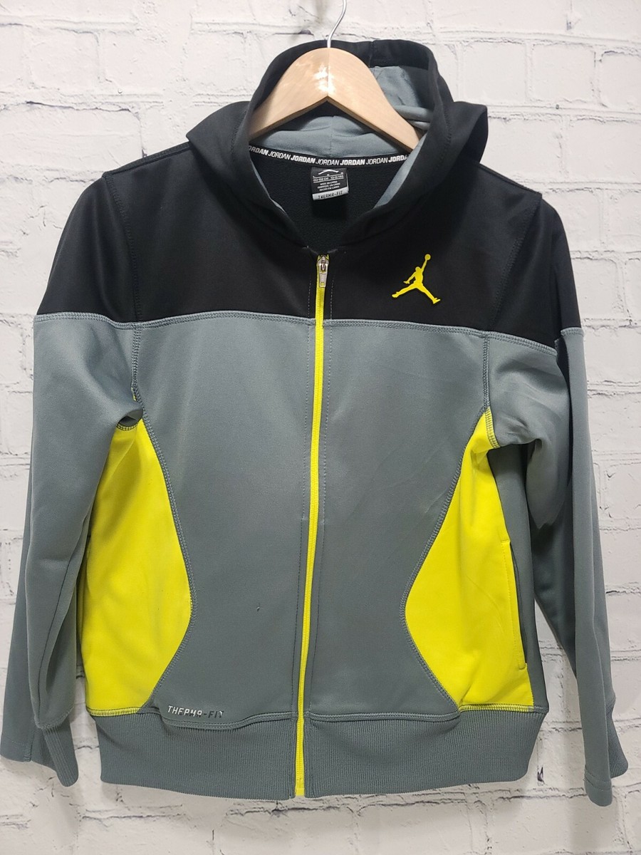 Nike Air Jordan Therma-Fit Large 12-13 Full Zip up Hoodie Jacket
