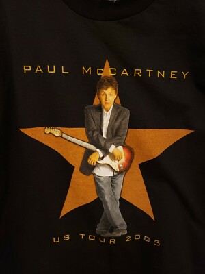 Paul McCartney 2005 US Tour t-shirt collectible mens womens unisex
