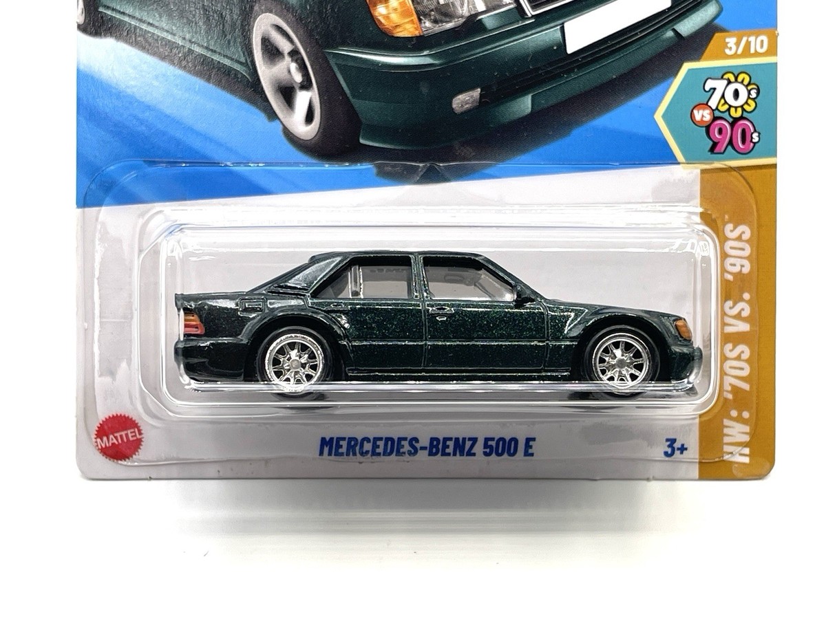 2025 Hot Wheels Mercedes-Benz 500 E (metallic green) CUSTOM WHEEL