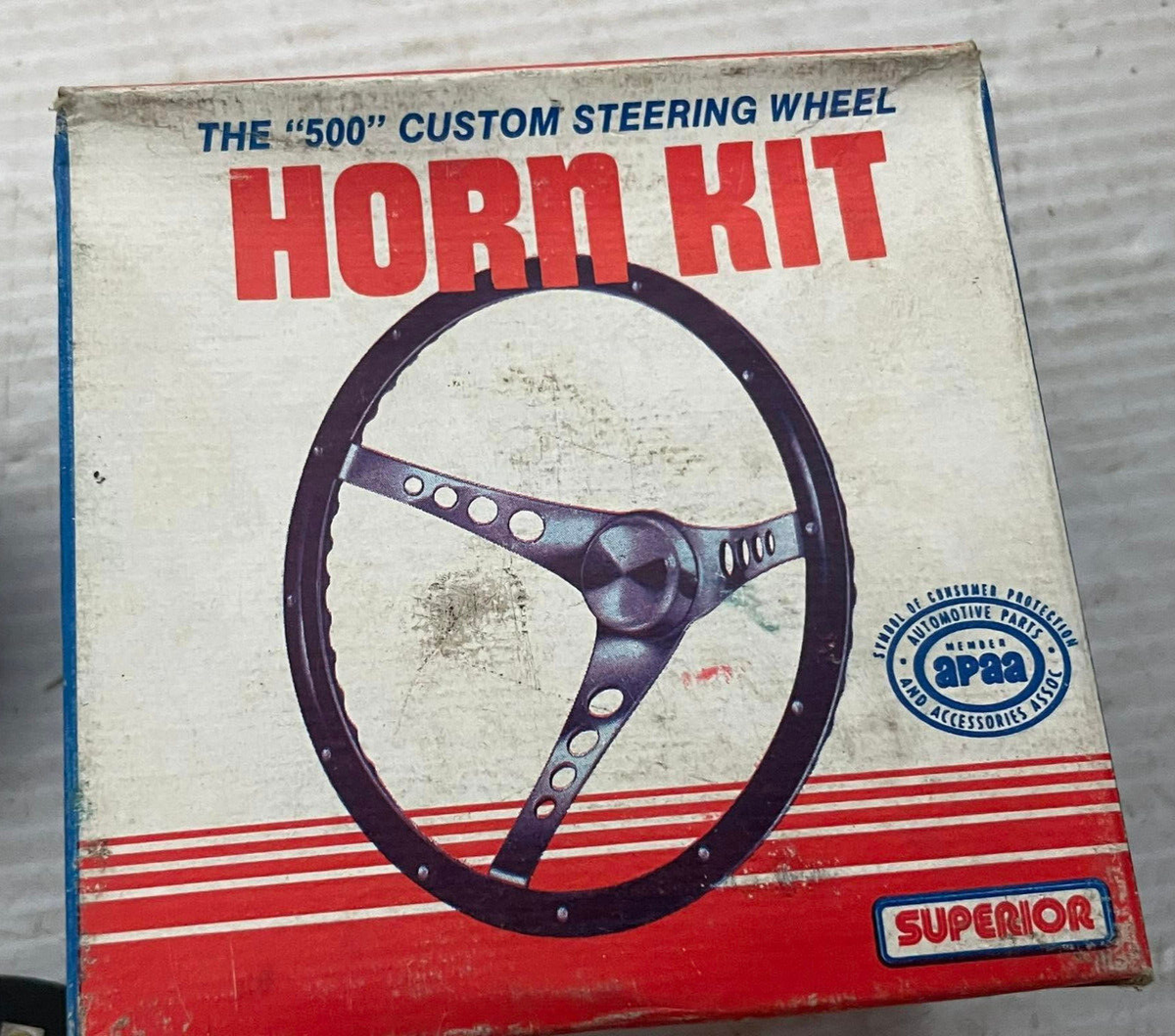 NOS 1967 Ford Superior 500 Custom Steering Wheel Horn Adapter Kit