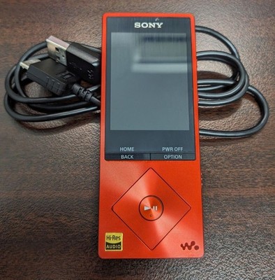 Sony Walkman NW-A25 16G Hi-Res Portable Audio Player Red A series