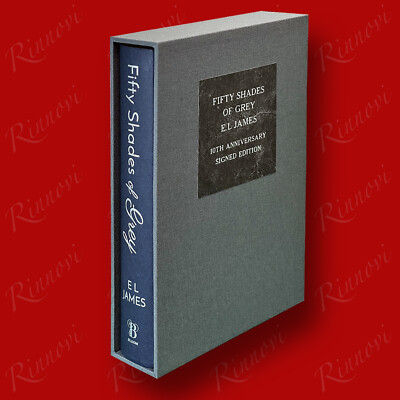 Fifty Shades of Grey SIGNED E L James w/Slipcase (2022, HC,10th