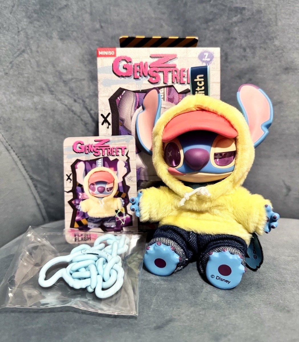 MINISO Disney Stitch Gen Z Street Vinyl Plush Pendant Blind Box