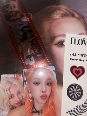 G) I-DLE G IDLE [I LOVE] Autographed Signed Album GIDLE Nxde | eBay