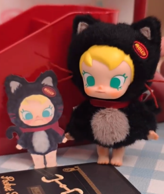 POP MART Baby Molly Pocket Friends Series-Vinyl Plush Pendant