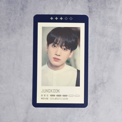 BTS 5th Muster Magic Shop Seoul Official Guestbook Card - Jungkook