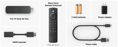 New Amazon Fire TV Stick 4K Max (newest model) 2nd Gen, Alexa