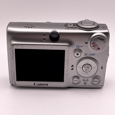 Canon PowerShot SD500 7.1MP Digital Camera – Silver – Tested