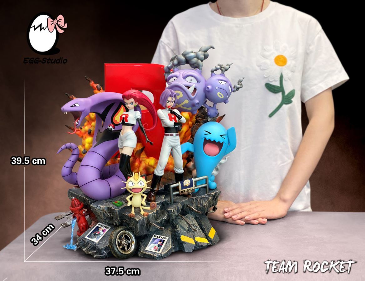 NEW Egg Studio - Team Rocket Pokemon Resin Statue | eBay