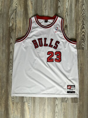 Nike Vintage Chicago Bulls Michael Jordan 84' Jersey 4XL White Red