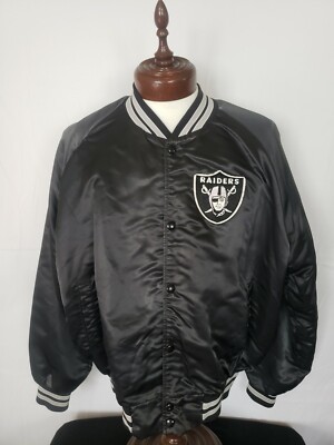 🔥Vintage Chalk Line XL Oakland Las Vegas Raiders Starter Style
