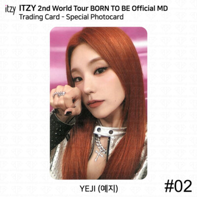 ITZY 2nd World Tour Born To Be Official MD Trading Card Photocard
