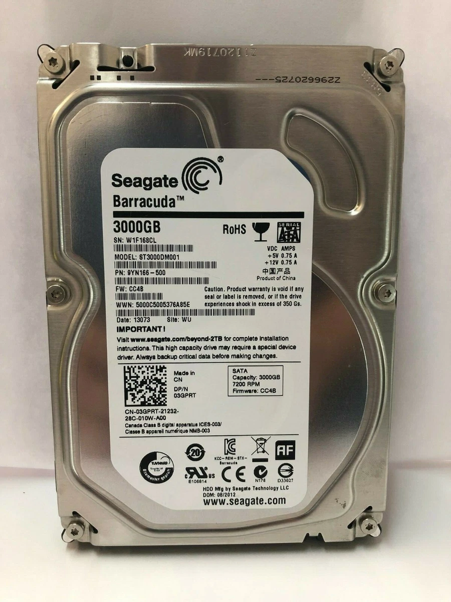 Seagate Barracuda St3000dm001 3tb for sale | eBay