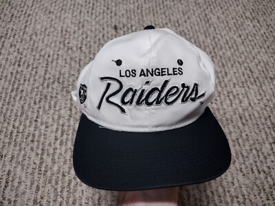 Vintage 90s Los Angeles Raiders Snapback Hat Cap by Sports