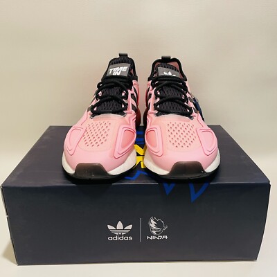 Adidas x Ninja ZX 2K Boost Men's Athletic Sneaker Pink Black