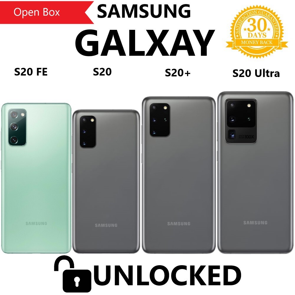 Samsung Galaxy S20 | S20+ | S20 FE | S20 Ultra 5G 128GB - Unlocked
