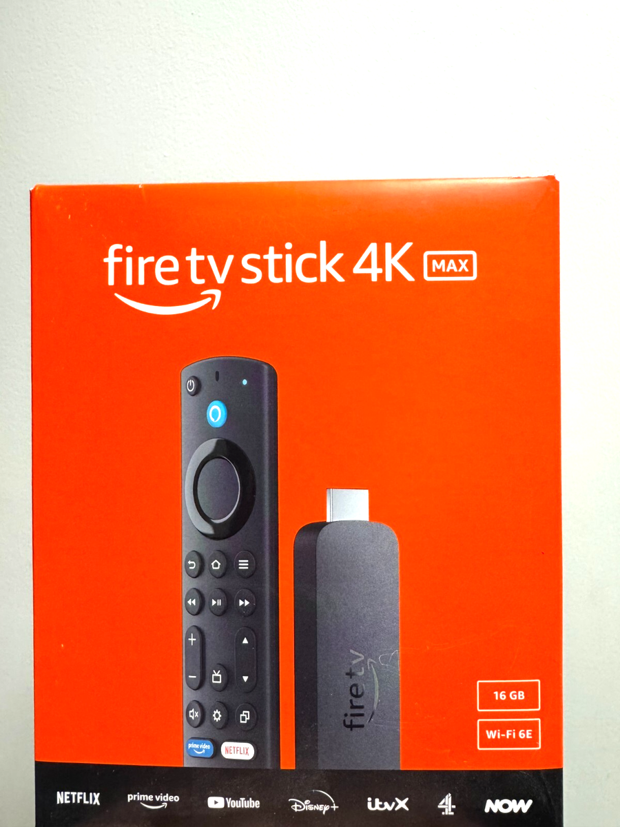 Amazon Fire TV Stick 4K MAX (2nd Gen, 16GB WiFi 6E) UK Stream