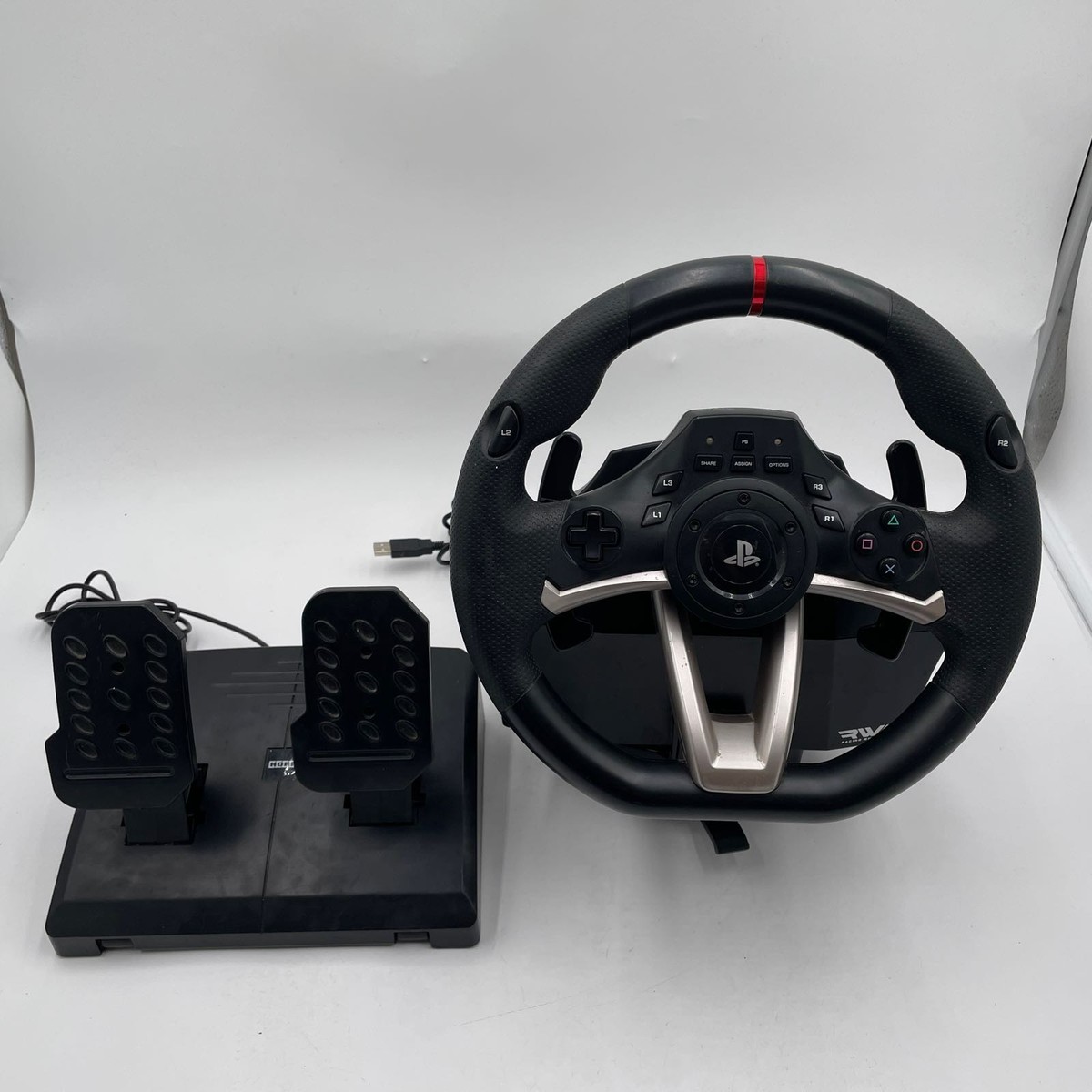 Hori RWA Racing Wheel Apex With Pedals For PS4/PS3 Black PS4-052(U