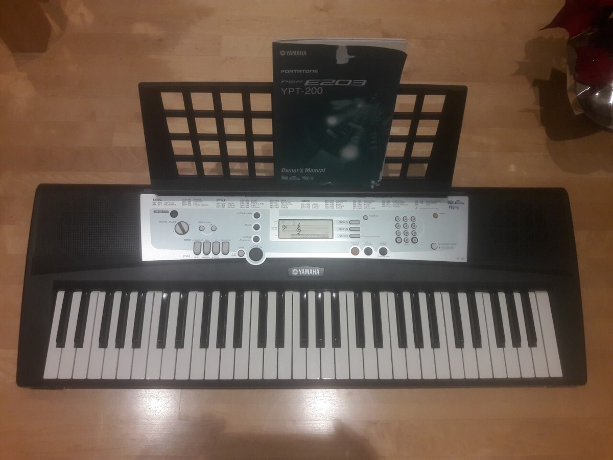 Yamaha PSR-E203 Portable 61 Key Electronic Keyboard | eBay