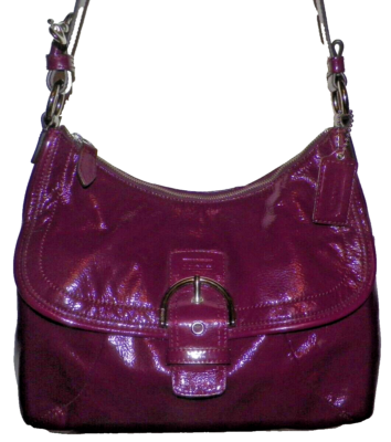 Coach Soho Purple Patent Leather Shoulder Crossbody Bag F19709 | eBay