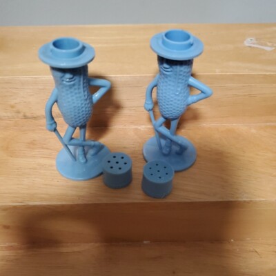 Vintage Planters Peanut Mr. Peanut Action Figure Rare With Sticker