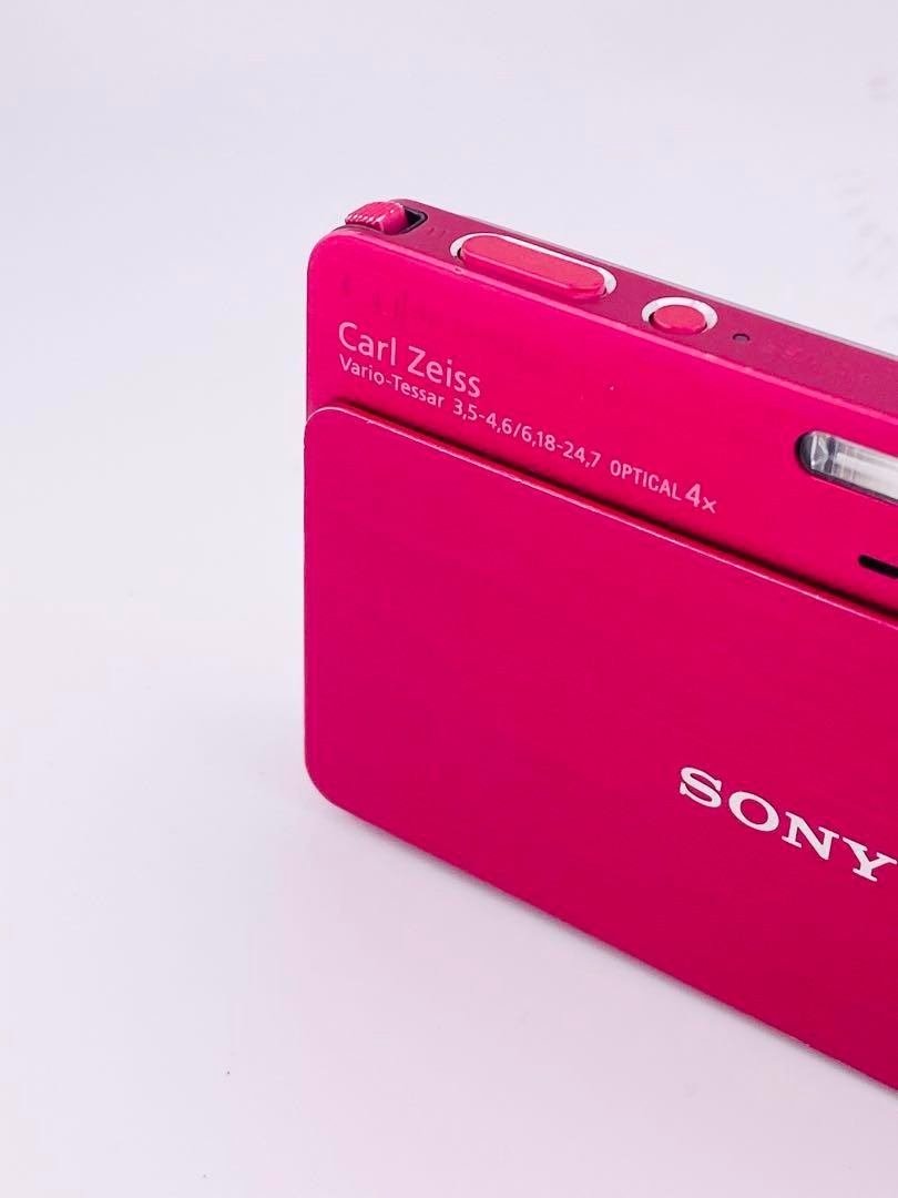 SONY Cyber-shot DSC-T700 Pink 10.1MP Compact Digital Camera From