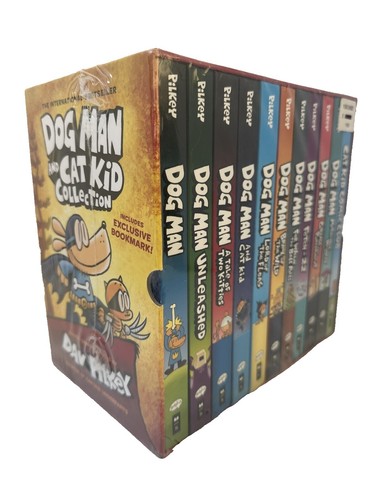 Dog Man Series 10 Books Collection Set By Dav Pilkey (Dog Man, Set