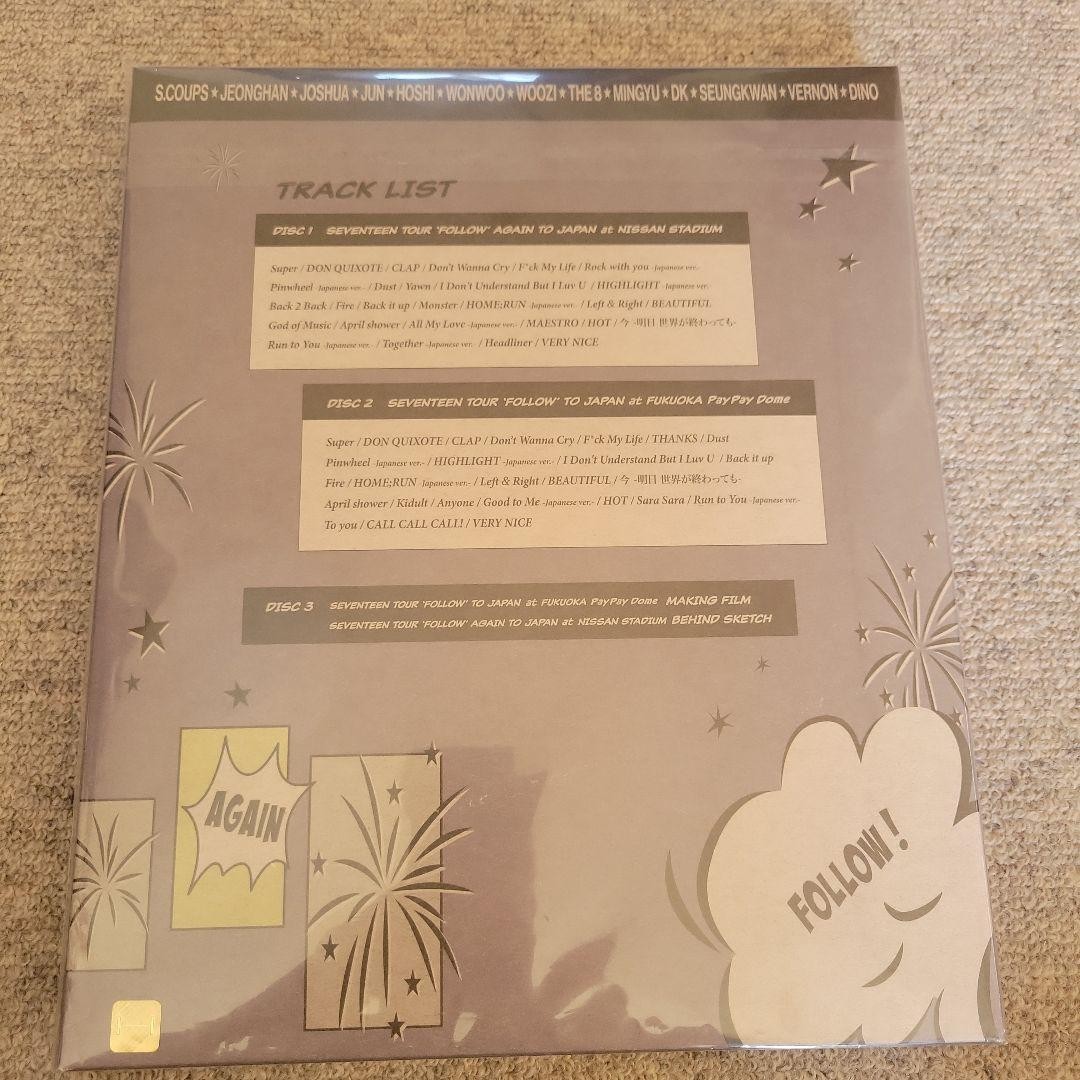 SEVENTEEN TOUR 'FOLLOW' AGAIN TO JAPAN 3 Blu-ray POB Set of 13