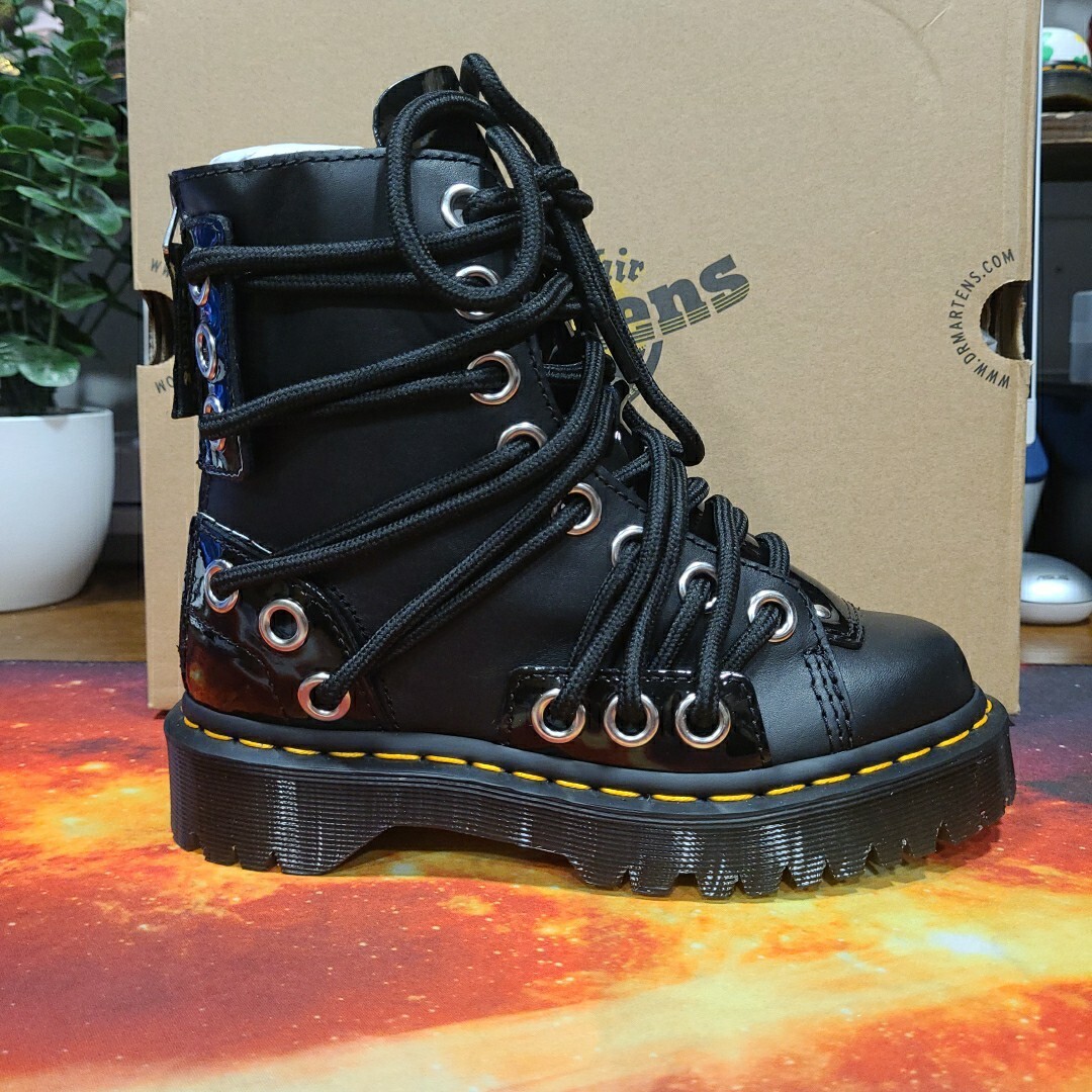 NEW IN BOX! Dr Martens Black DARIA BEX Leather Boots Size EUR 36