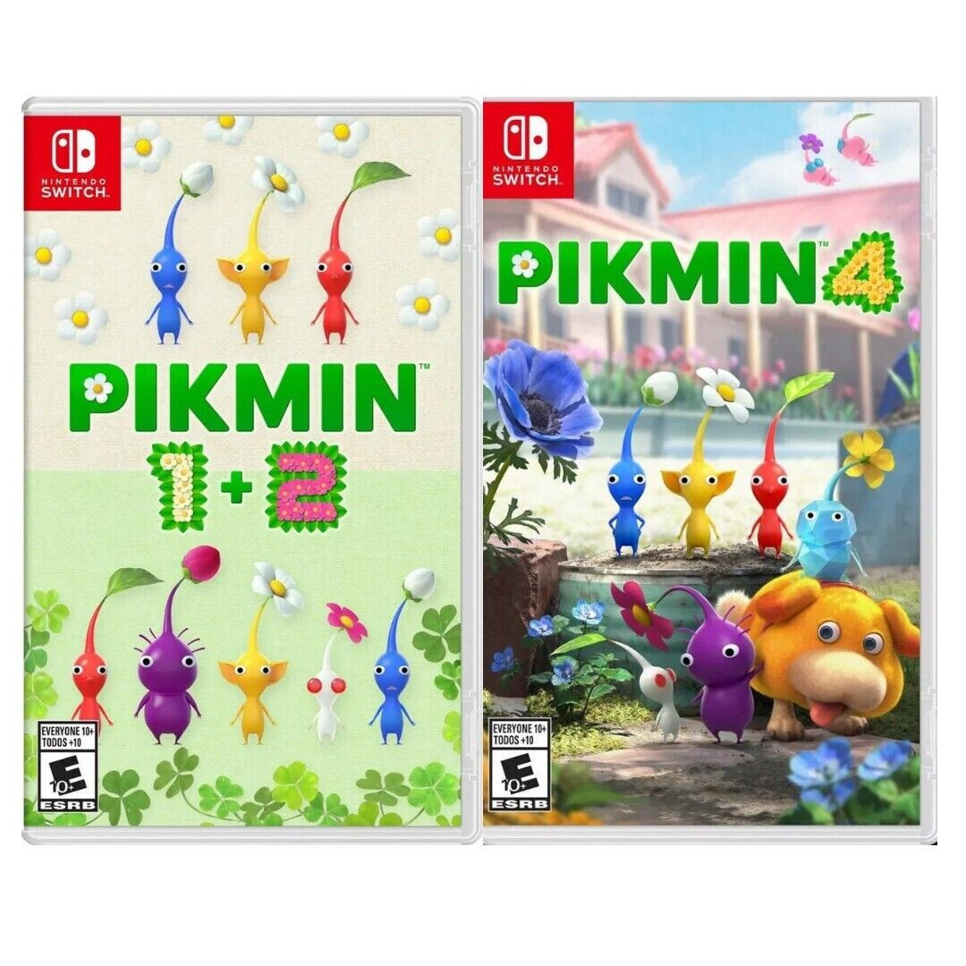 Pikmin 1+2 & 4 Nintendo Switch New Game Bundle (2023 Strategy
