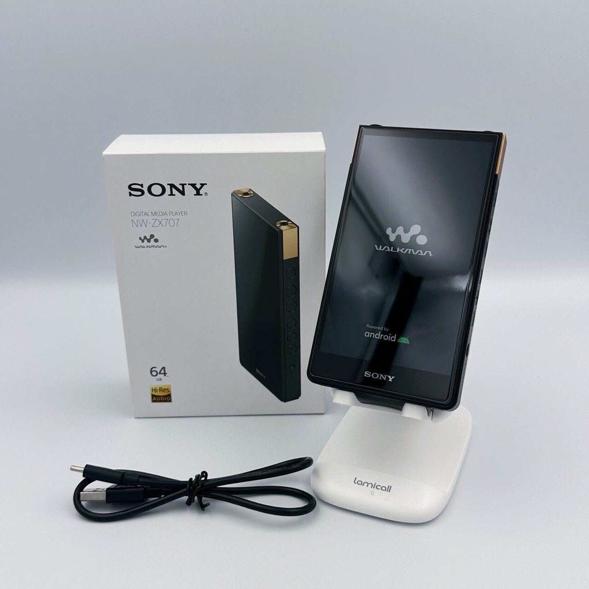 SONY NW-ZX707 WALKMAN 64GB Hi-Res ZX Series Black Audio Player