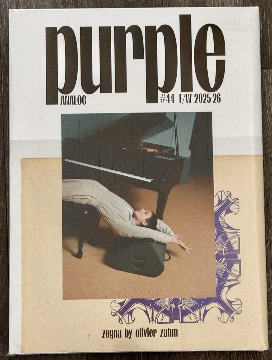 PURPLE FASHION MAGAZINE-ISSUE #44 - ANALOG - F/W 2025 -26-RANDOM