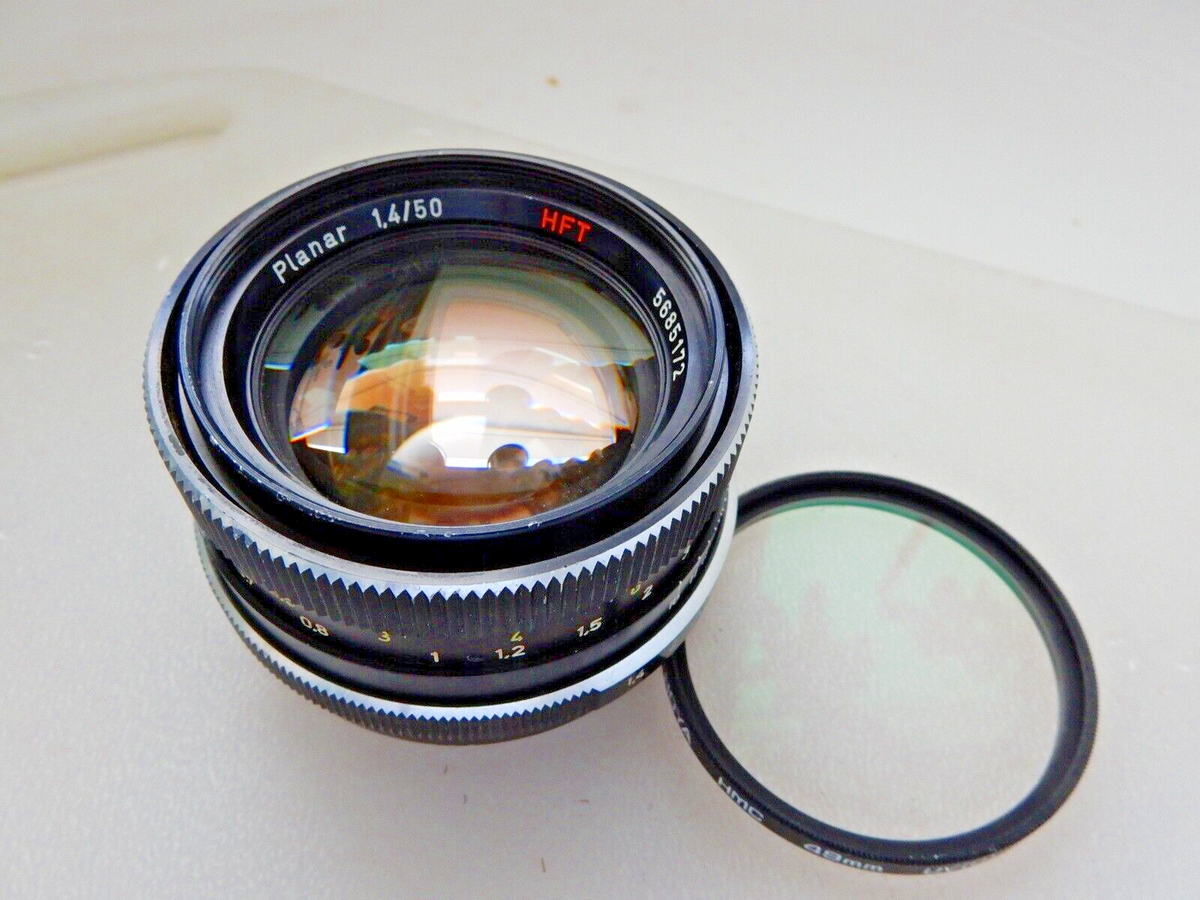 Carl Zeiss HFT Planar 1.4/50mm Rollei QBM Mount West Germany No