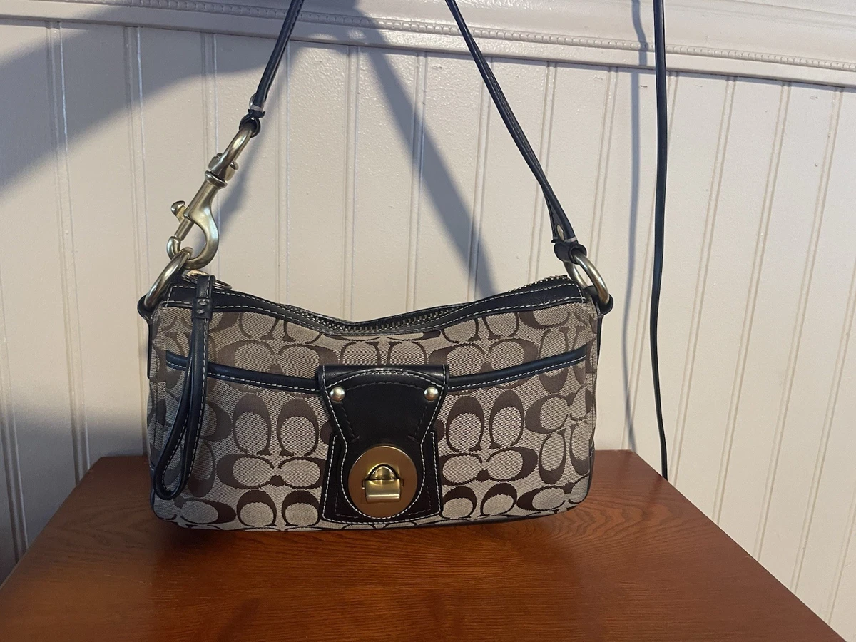 Coach Legacy Canvas Exterior Shoulder Bag Bags & Handbags for