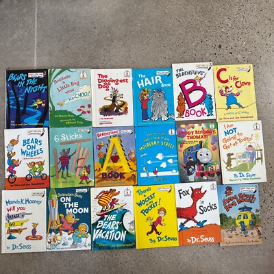 Vintage Dr. Seuss Books Lot 18 - MULBERRY STREET 60's 70's And