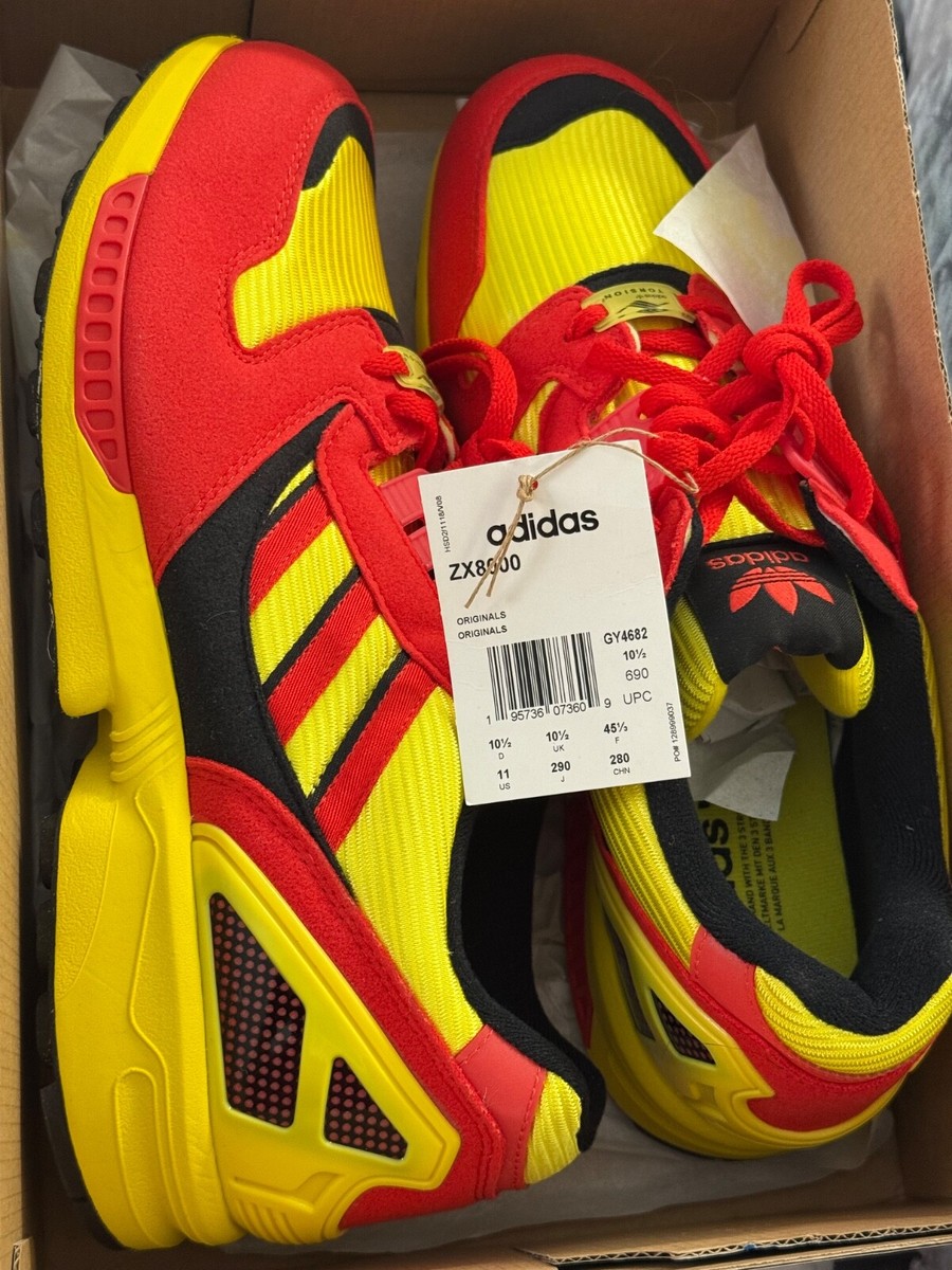 Adidas ZX 8000 Bright Yellow Red 🇪🇸 Spain Edition Size US 11