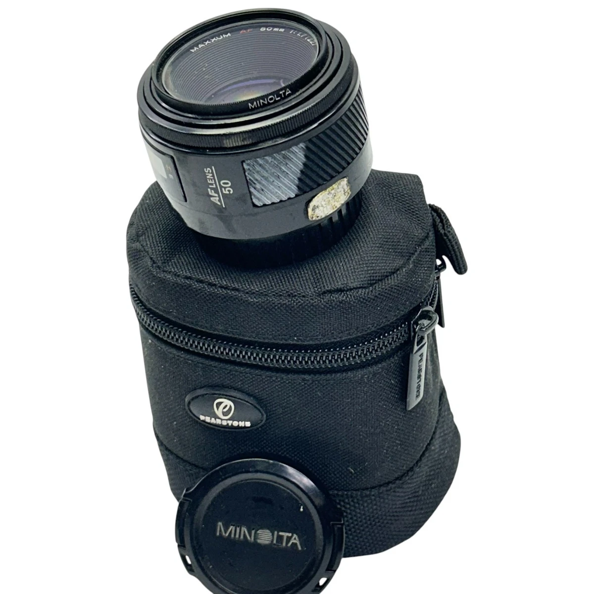 Minolta Maxxum 50mm Focal Camera Lenses f/1.7 Maximum Aperture for