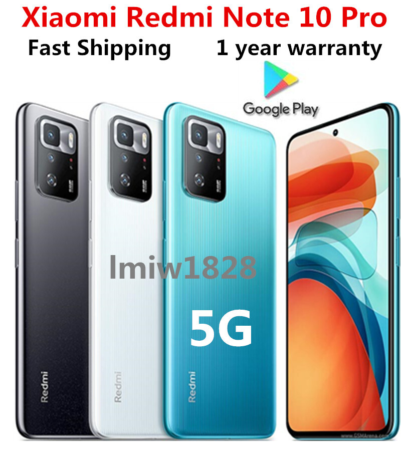 Xiaomi Redmi Note 10 Pro 5G 128GB 256GB LTE Android Global