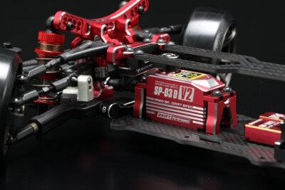 YOKOMO 1/10 Scale YD-2 ZX Red Version Drift Car Chassis Kit Model