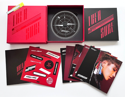 ATEEZ TREASURE EP.2 Zero To One CD + Postcards + Black Poster +