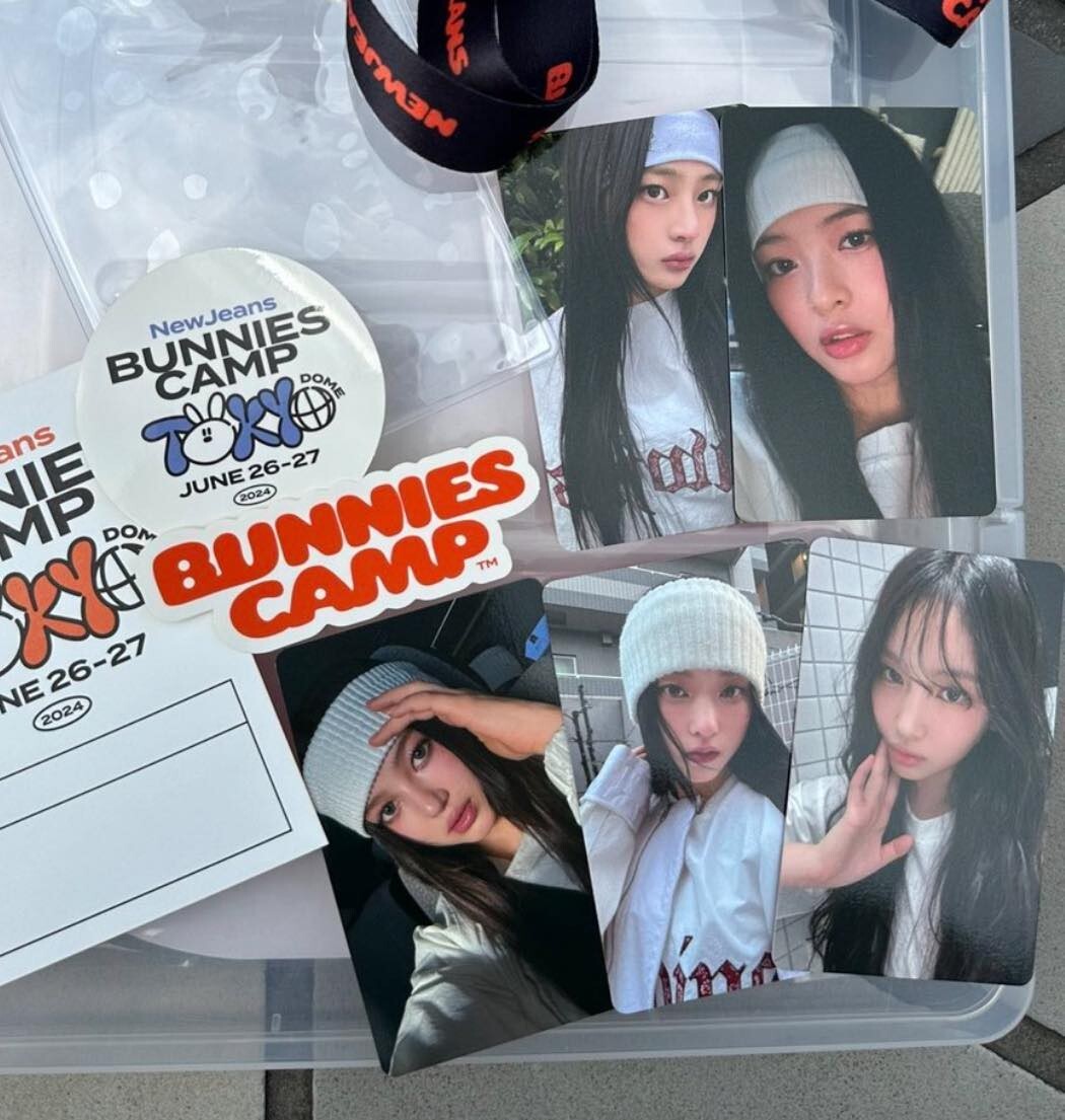NEWJEANS BUNNIES CAMP TOKYO DOME FAN MEETING PHOTOCARD OFFICIAL